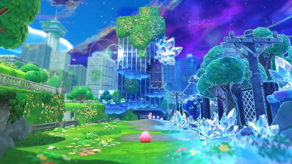 Des images du gameplay de Kirby et le monde oublié Nintendo Switch 2 Edition