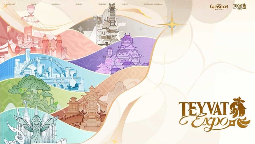 Le visuel officiel de Teyvat Expo