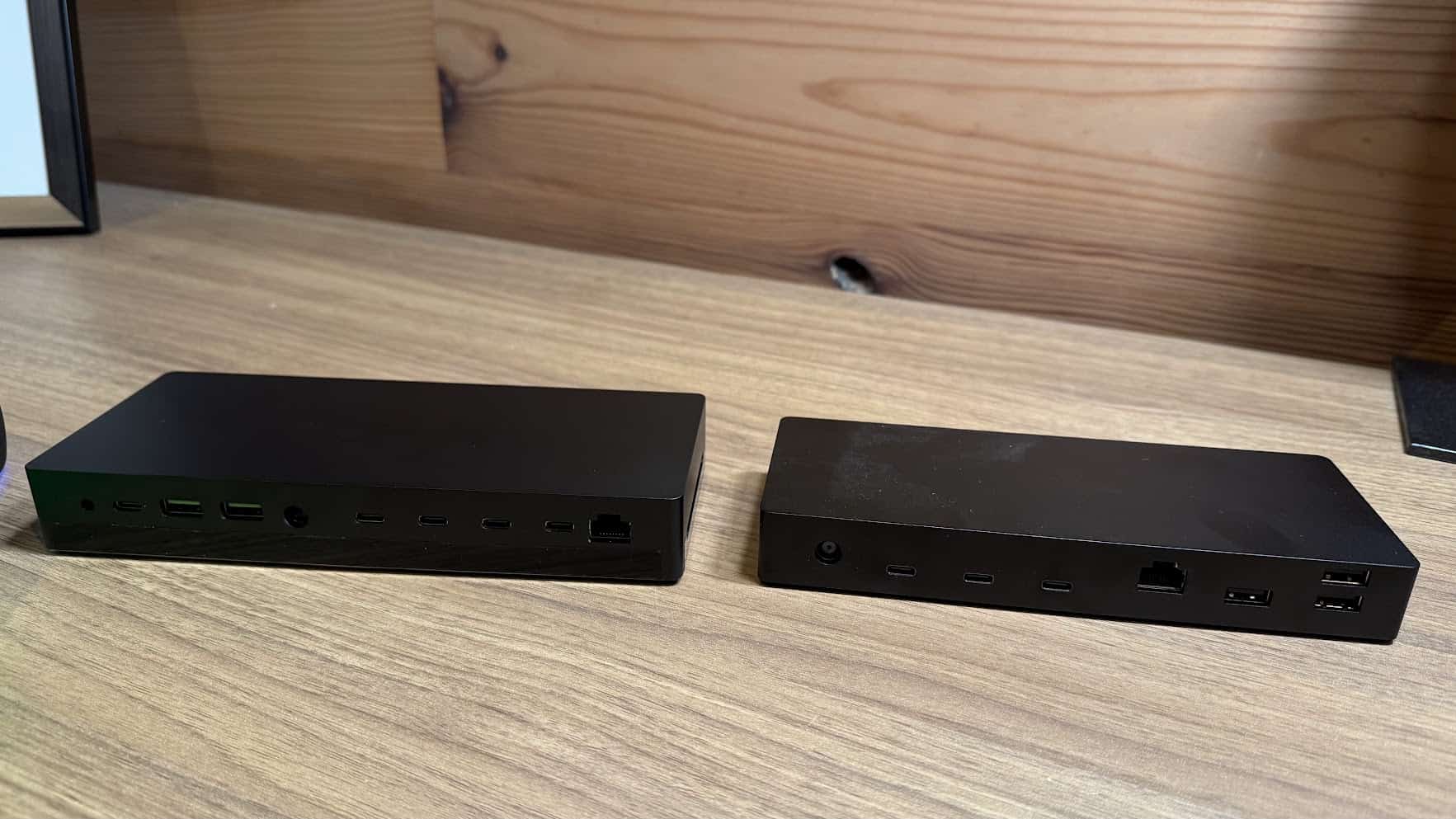 La nouvelle à gauche et la versin précédente à droite