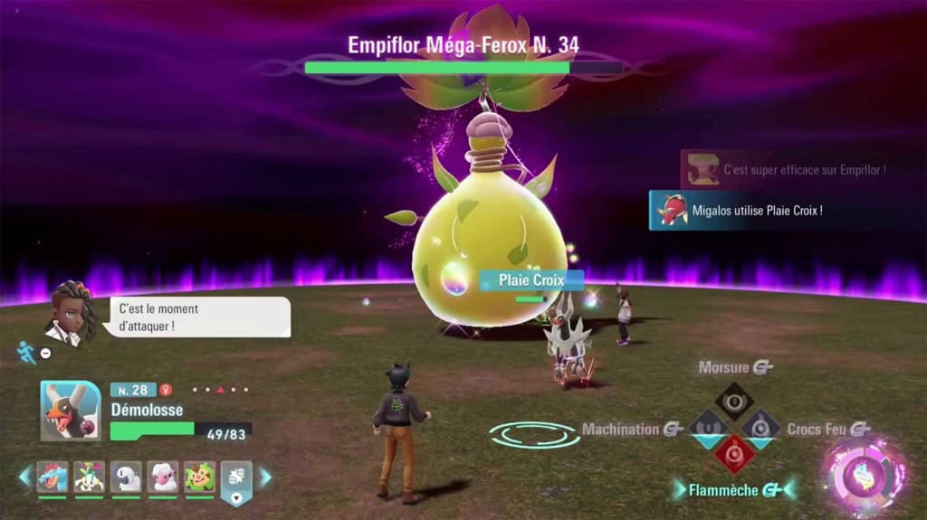 Des images du gameplay de Pokémon Legends Z-A