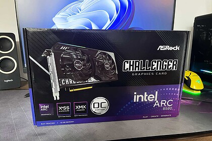 La boite de l'Intel Arc B580