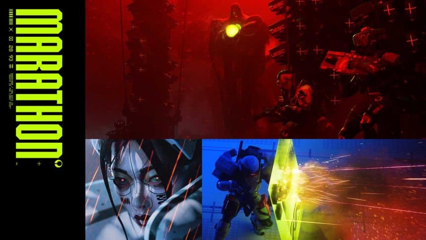 Le visuel officiel de Marathon