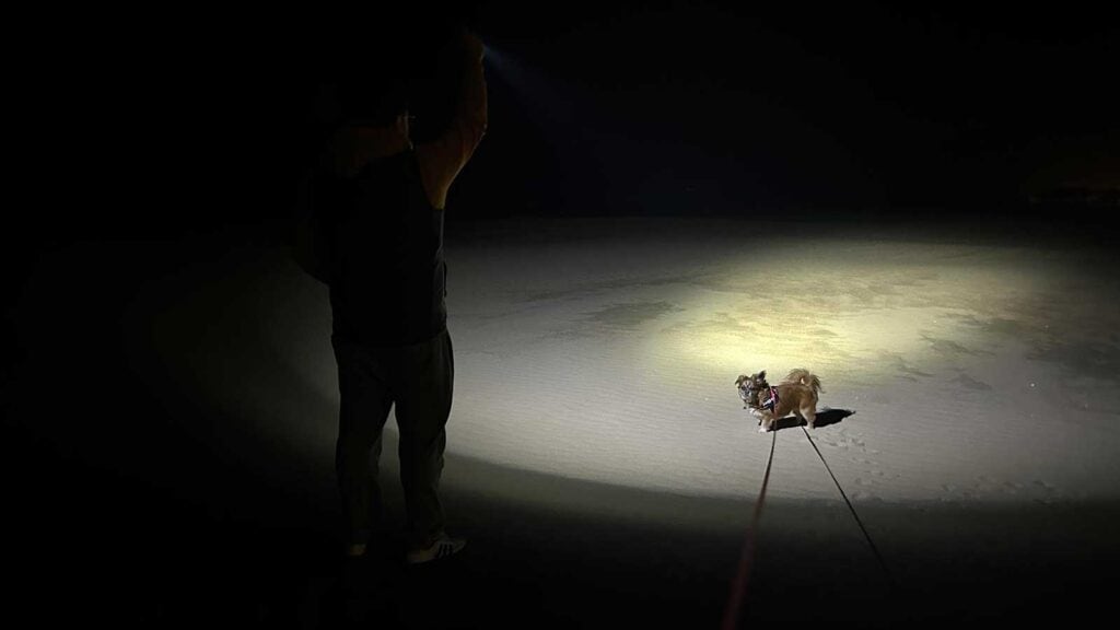 La Olight Baton 4 Pro en action