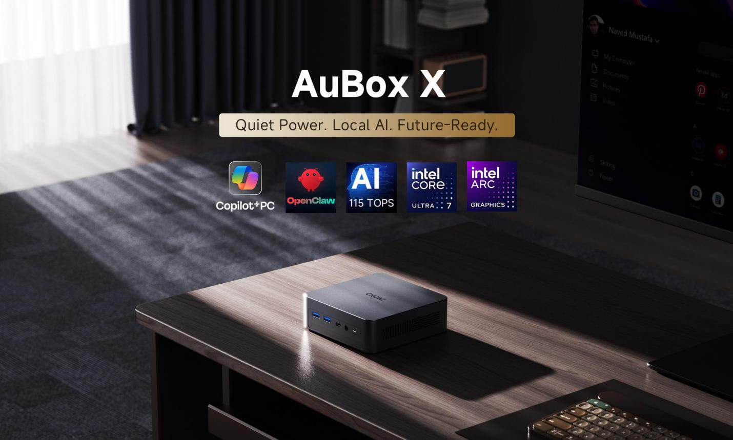 Le mini PC CHUWI AuBox X au format ultra-compact