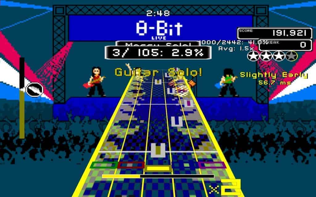 Frets of fire - Et pourquoi pas un thème retrogaming?