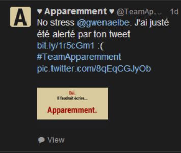 Twitter - Apparemment