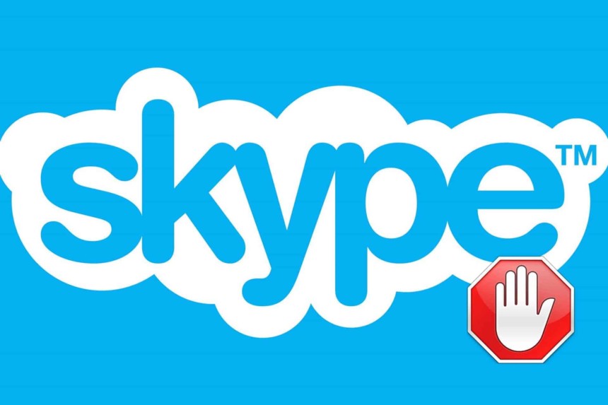 Supprimer Publicité Skype