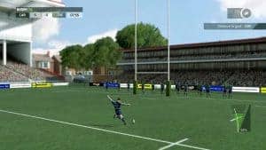 Rugby 15 - Après chaque essai ou lors d'une pénalité, vous aurez à tenter une transformation