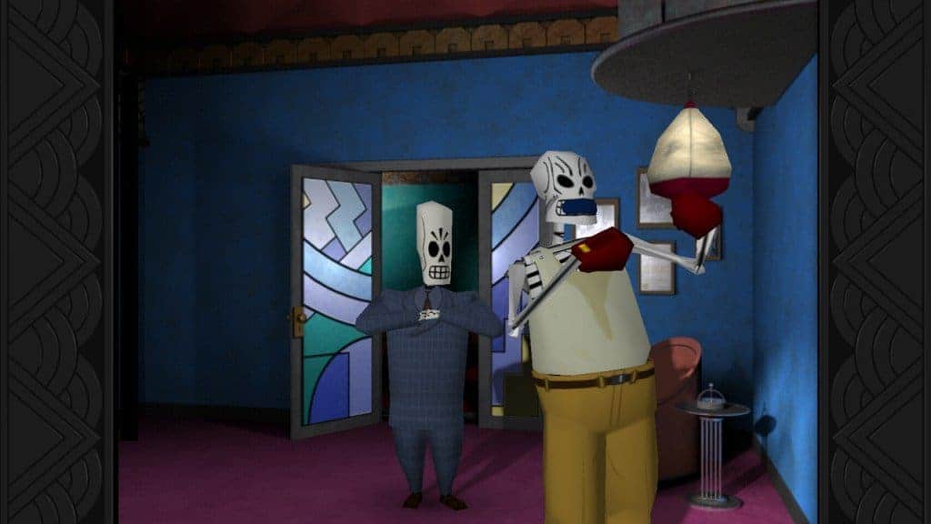 Grim Fandango Remastered : Manny face à son rival