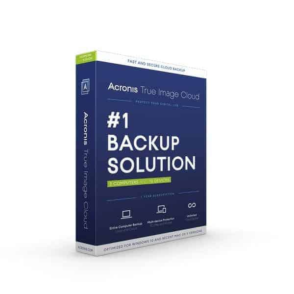 Acronis True Image Cloud - Un must have pour sauver vos donées