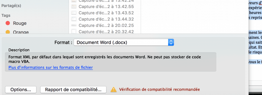 El Capitan : théoriquement, en bas de ce fichier word, se cache le bouton enregistrer. Problème, il est invisible... et c'est même galère d'annuler l'enregistrement !