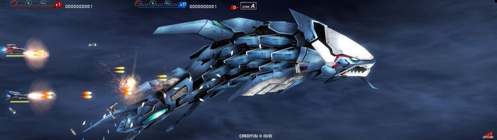 Darius Burst Chronicle Saviours - Le premier boss