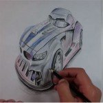 voiture speed painting star wars 7