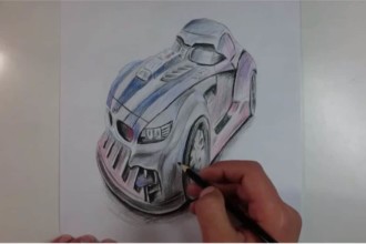 voiture speed painting star wars 7