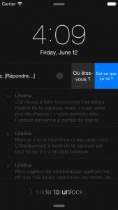 Lifeline - Le jeu s'approprie l'iPhone comme si on était dans une conversation réelle. Troublant !