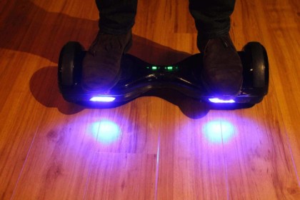 Hoverboard Weebot - lumière du dessous
