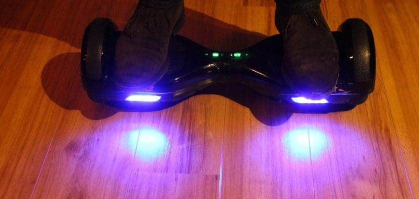 Hoverboard Weebot - lumière du dessous