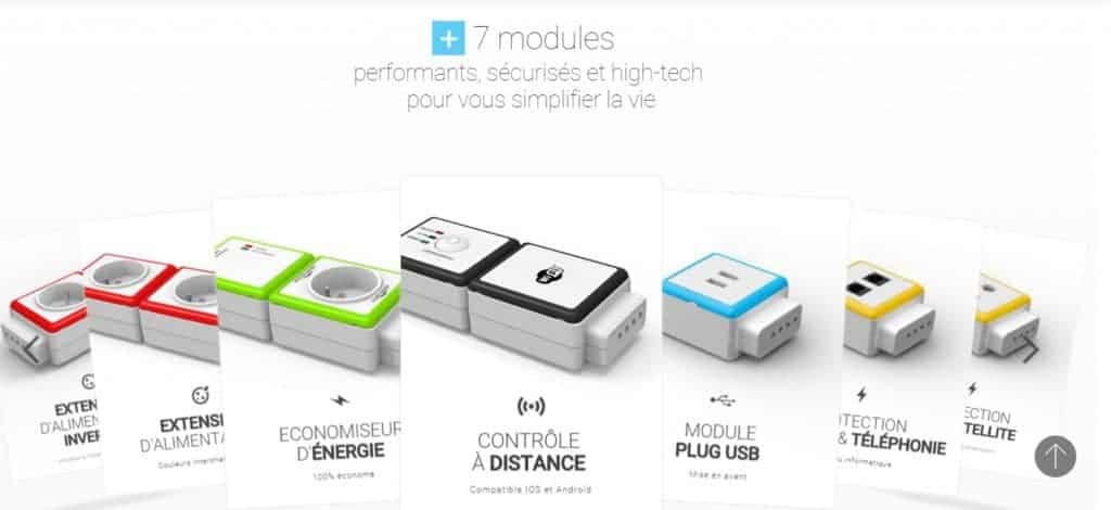 Les différents modules Moduloplug