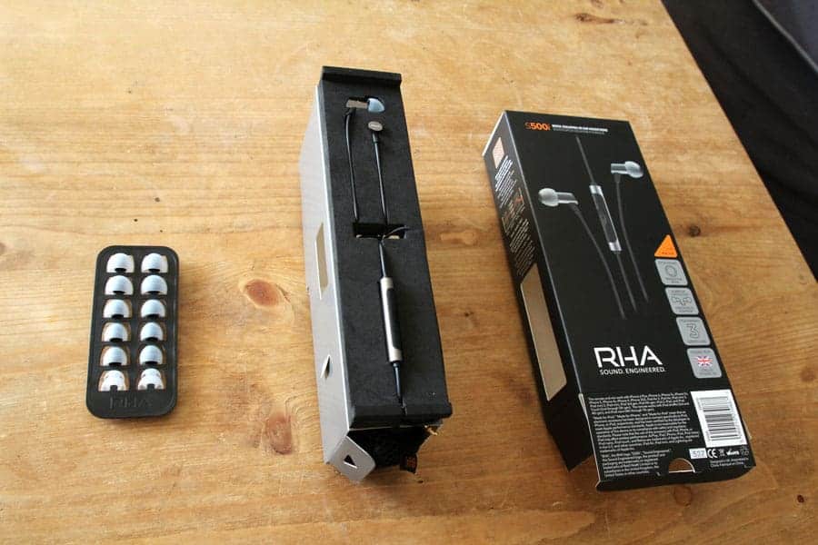 RHA S500i - Le raffinement jusque dans le packaging.