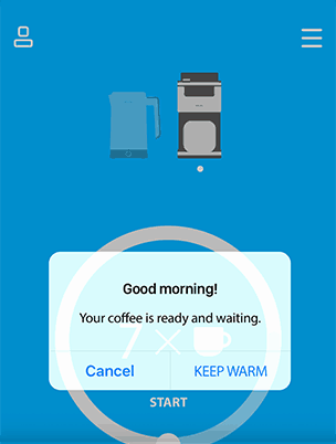 Smarter Coffee - Votre café est prêt : l'alerte sur Smartphone