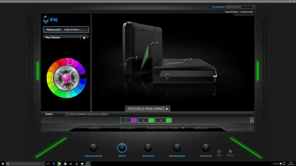 Alienware X51 R3 - Logiciel