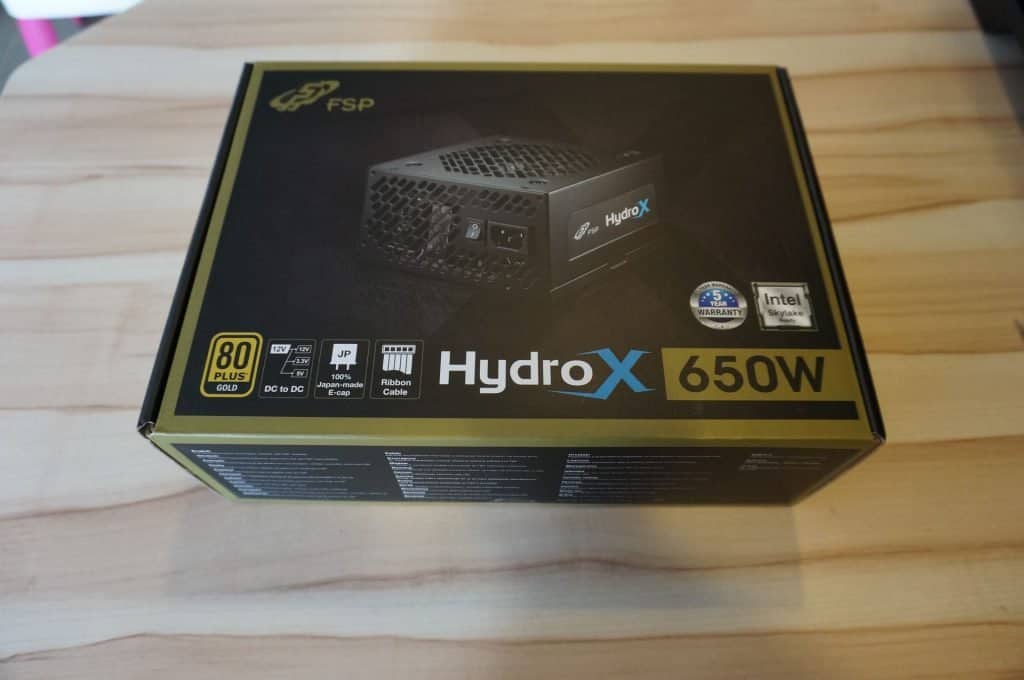 Alimentation hydro 650w - Le packaging