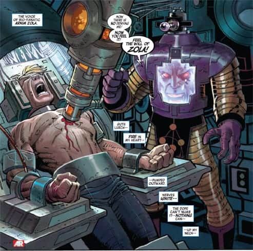 Arnim Zola pourrait bien être le dernier ennemi de Steve Rogers