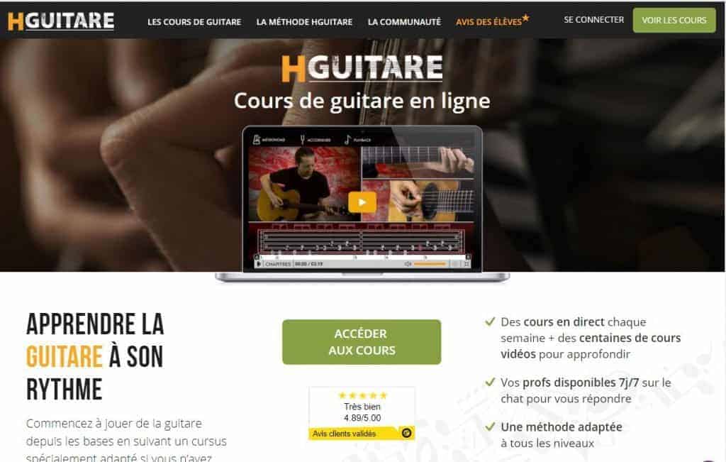 Le service en ligne HGguitar