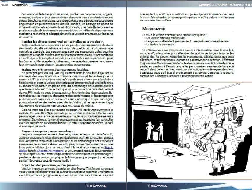 The Sprawl illustration d'intérieur de chapitre