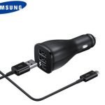 Chargeur voiture officiel Samsung double