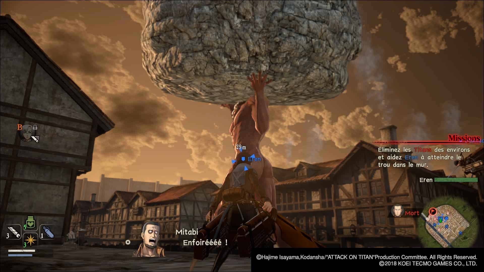 Test | Attack on Titan 2 - PS4 - Le même, mais en plus grand