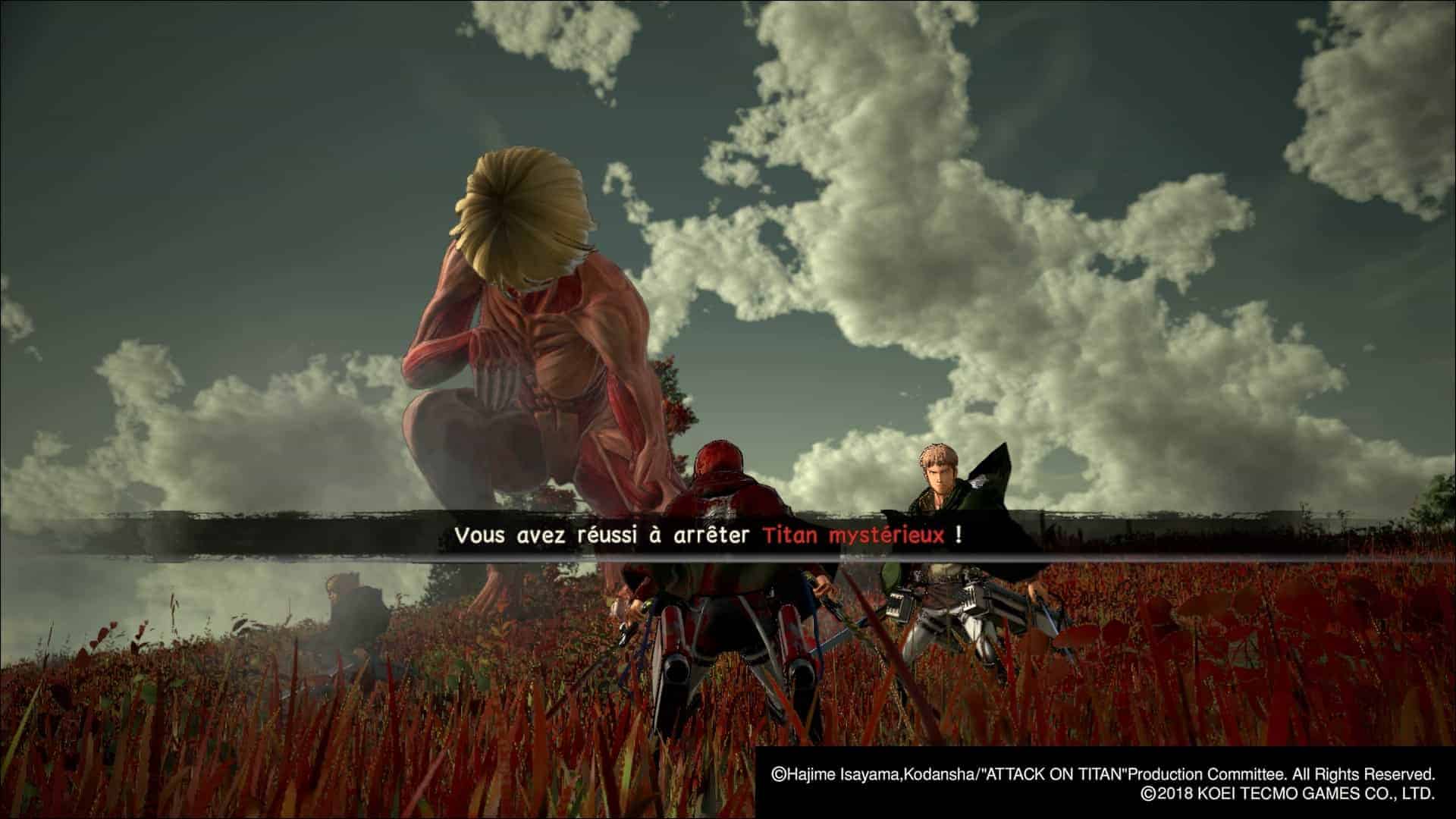 Test | Attack on Titan 2 - PS4 - Le même, mais en plus grand