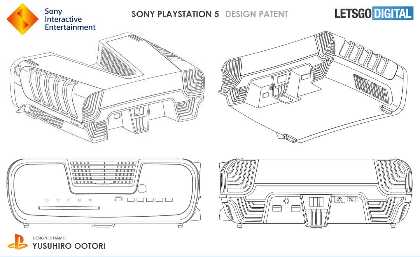 Playstation 5 - Voici les plans du design de la PS5