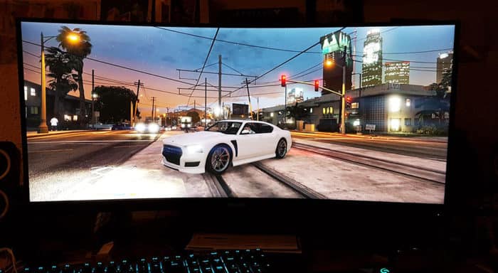 GTA V sur le Philips 346B1C