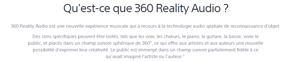 360 Reality Audio