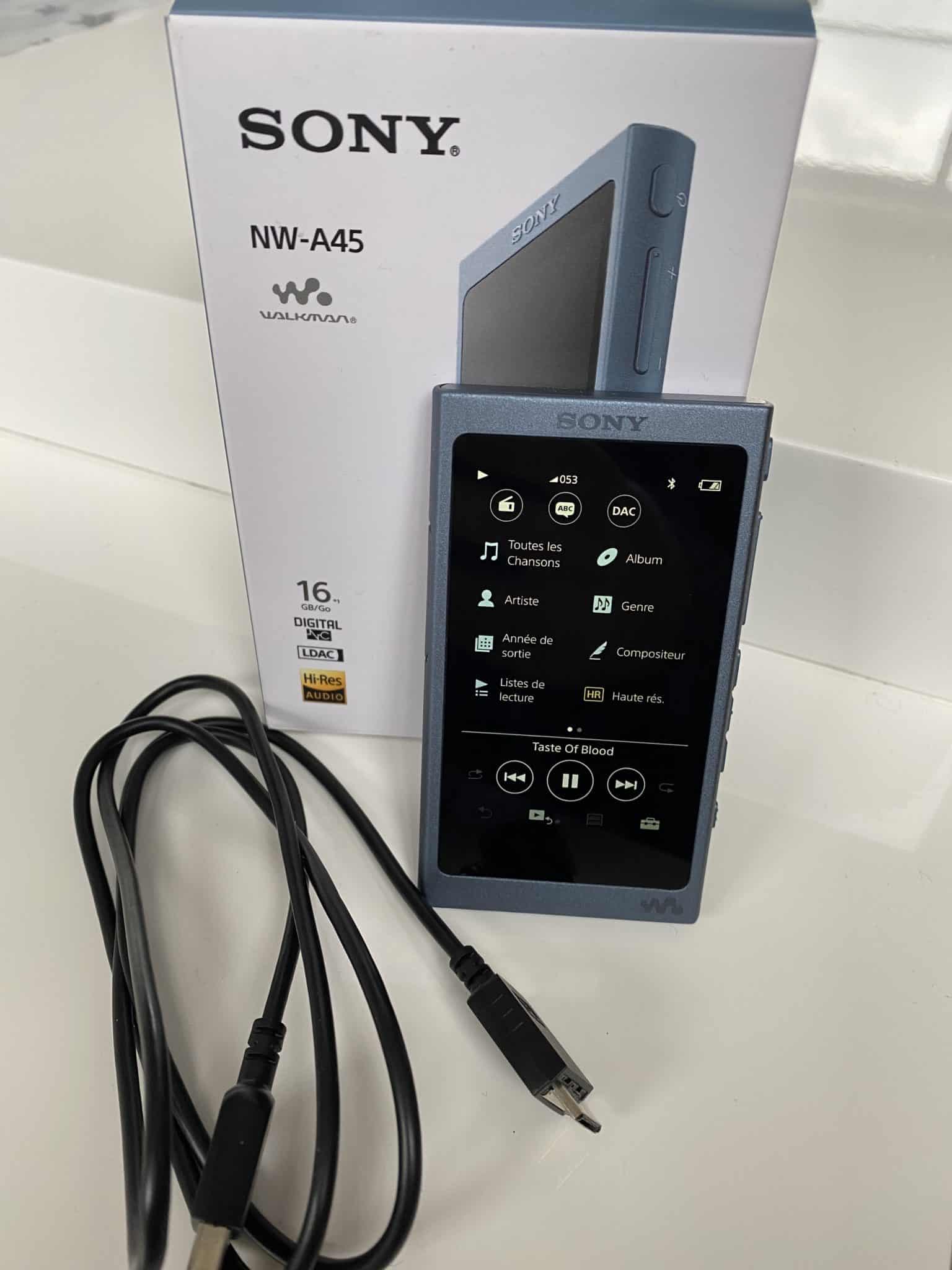 Test Sony NWA45. Un lecteur audio HighRes de Sony