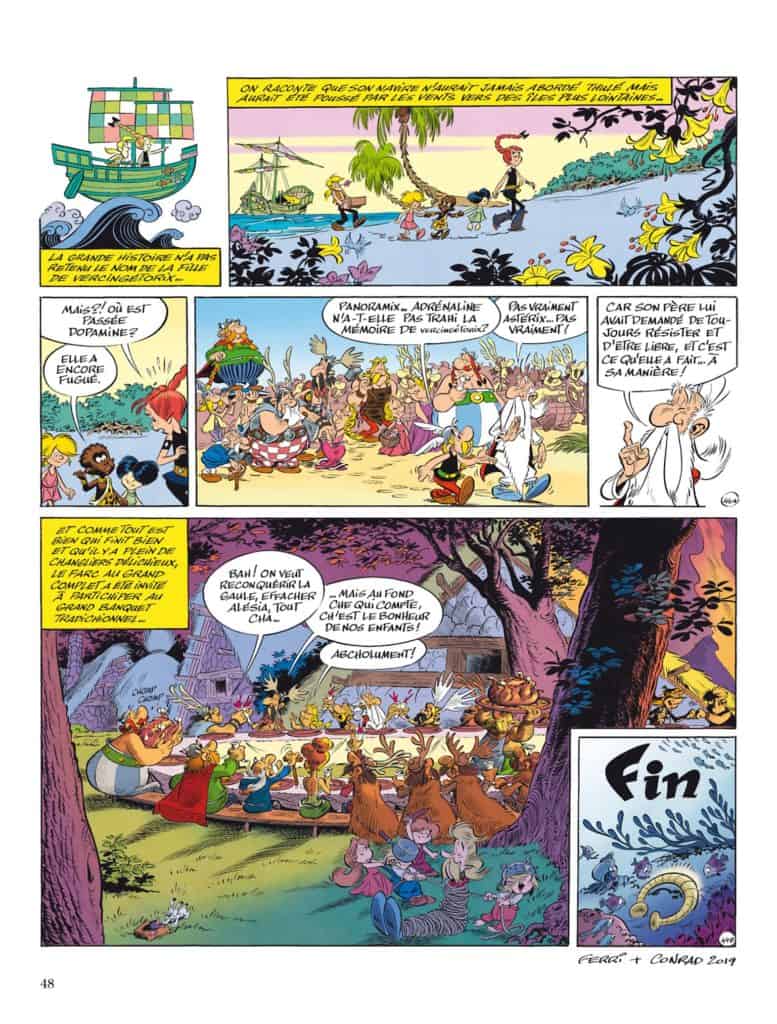 Est-il possible de finir Astérix autrement qu'à un banquet ?