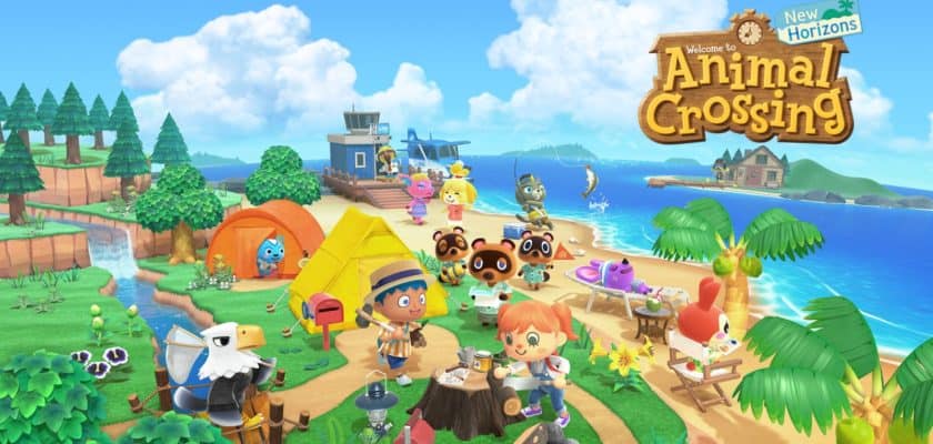 Le visuel officiel de Animal Crossing: New Horizons
