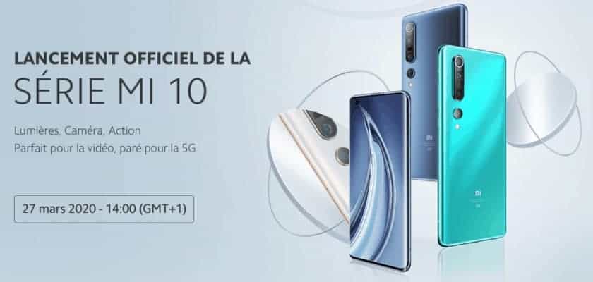 Lancement officiel de la Série Mi 10