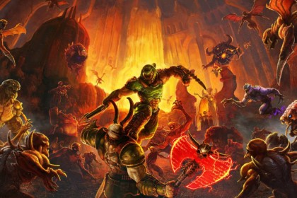 Le héros de Doom Eternal en action