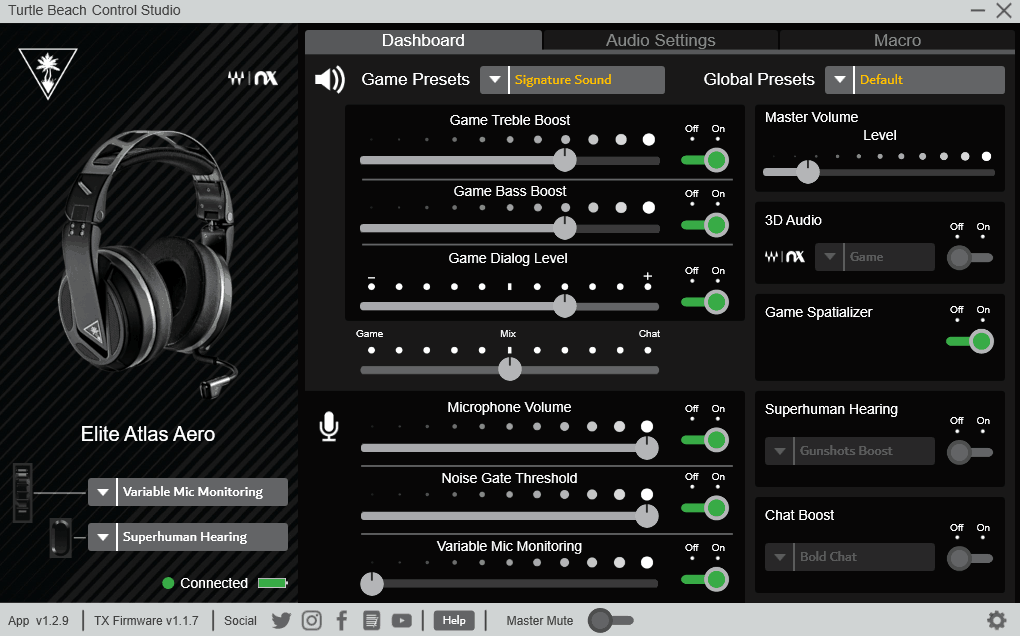 Turtle Beach Control Studio pour l'Elite Atlas Aero