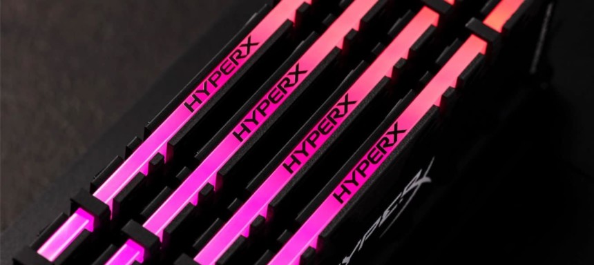 Gros plan sur les barrettes de RAM HyperX Predator