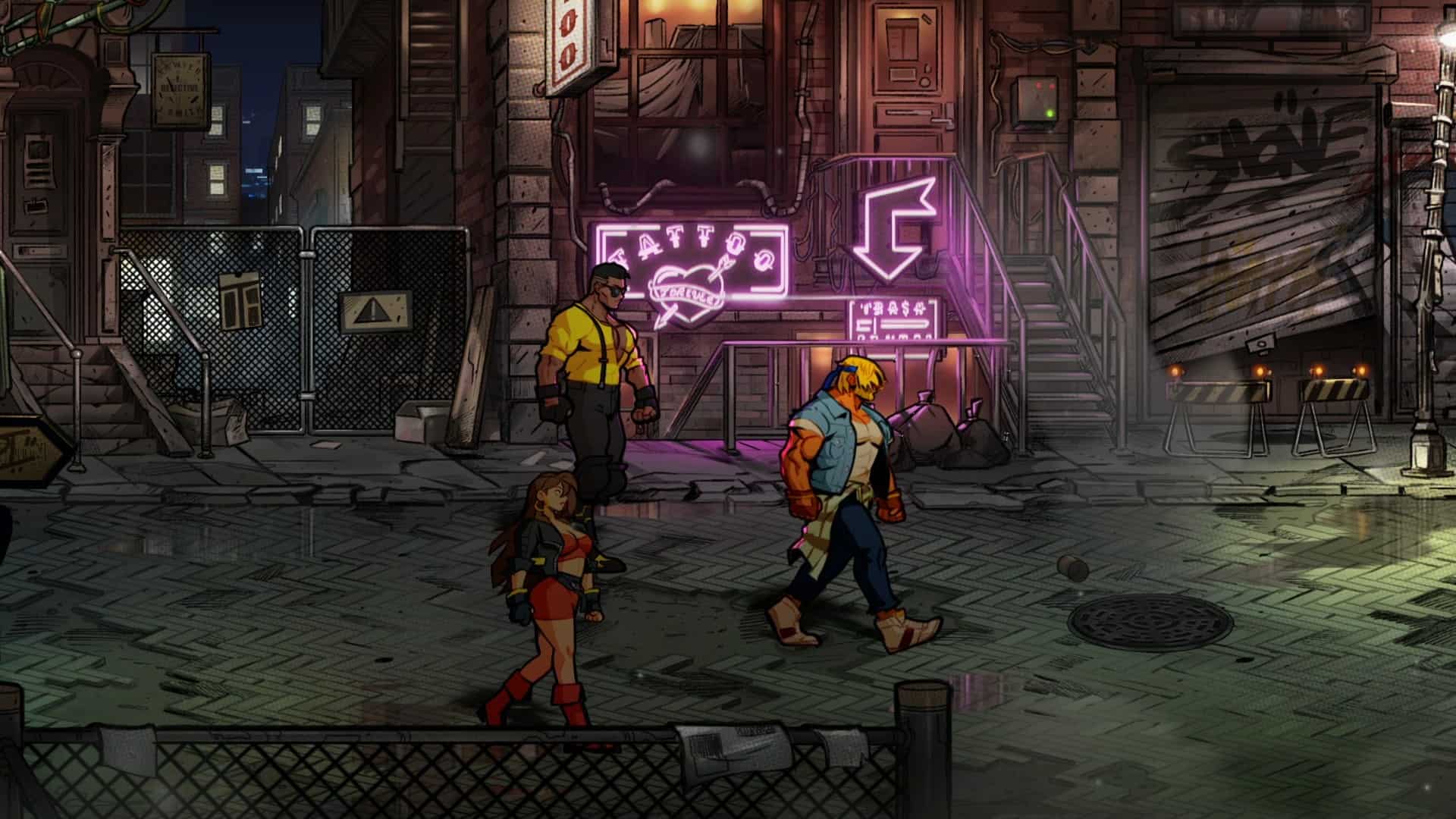 Le roster de base de Streets of Rage