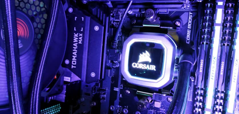 Gros plan sur le Corsair H100i Pro