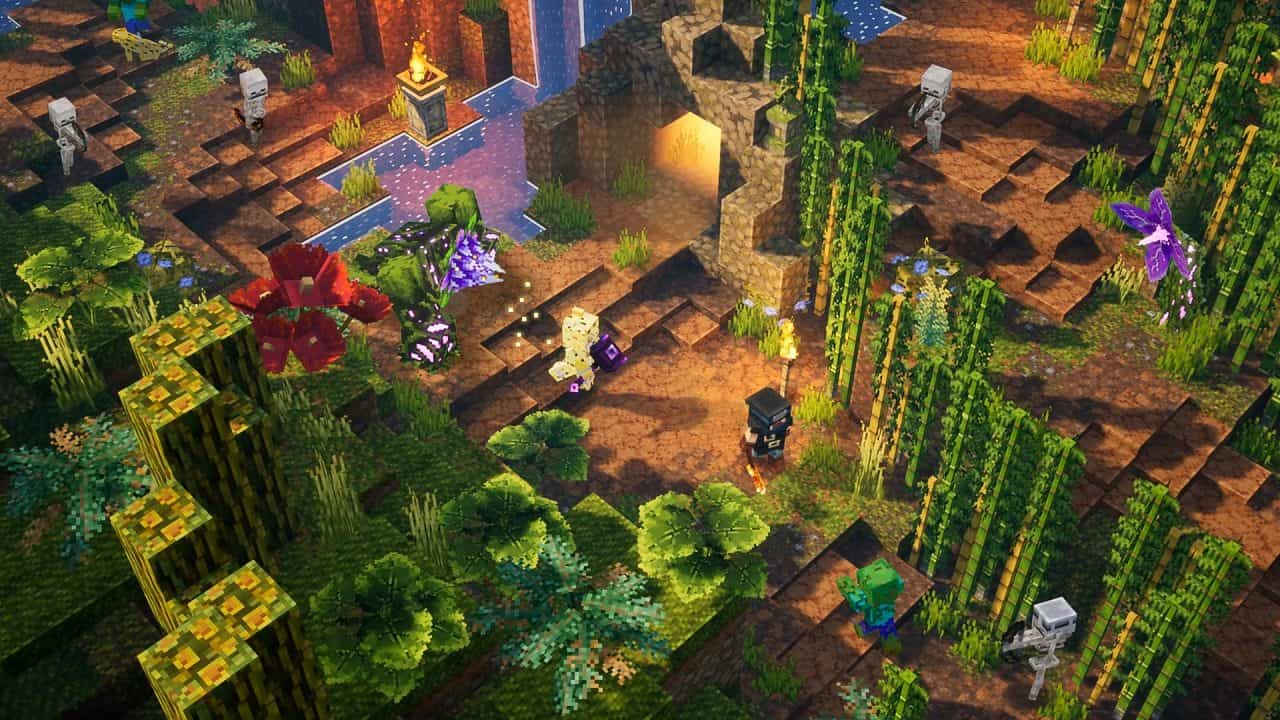 Minecraft dungeons sortie dlc