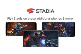 google stadia nouveautés smartphones