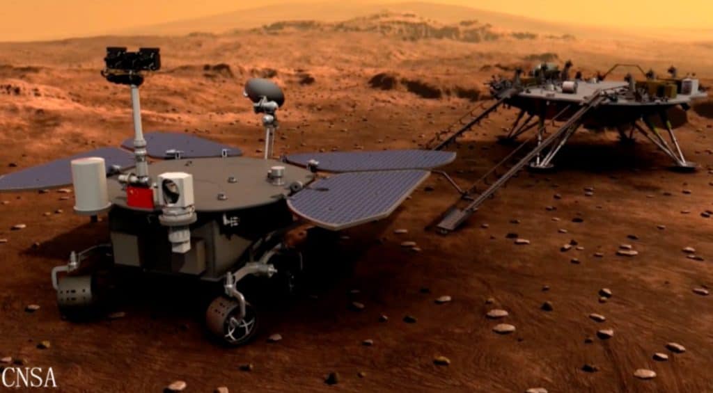 Chine mars sonde spatiale