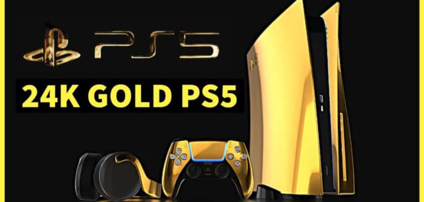 PS5 en or version 24 carats