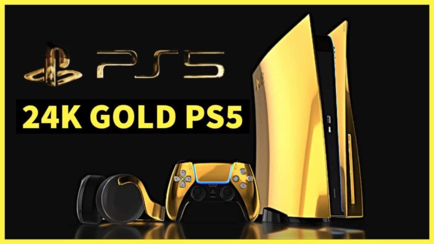 PS5 en or version 24 carats