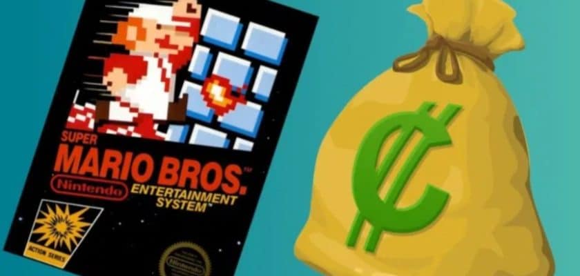 Super Mario bros 1985 record vente